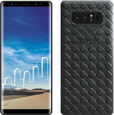 CASE CREATION Back Cover for Samsung Galaxy Note8 SM-N950F(Black, Grip Case, Silicon, Pack of: 1)