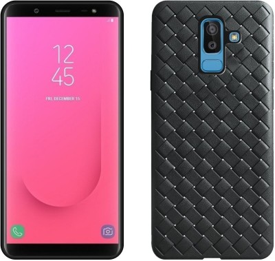 CASE CREATION Back Cover for Samsung Galaxy J6 SM-J600(Black, Grip Case, Silicon, Pack of: 1)