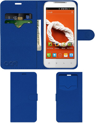 ACM Flip Cover for Celkon A22(Blue, Cases with Holder, Pack of: 1)