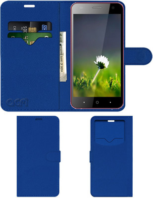 ACM Flip Cover for Swipe Konnect 5.1(Blue, Cases with Holder, Pack of: 1)