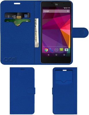 ACM Flip Cover for Yu Yunique(Blue, Cases with Holder, Pack of: 1)