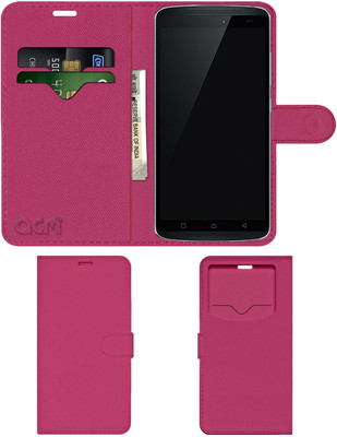 ACM Flip Cover for Lenovo Vibe X3 Lite(Pink, Cases with Holder, Pack of: 1)