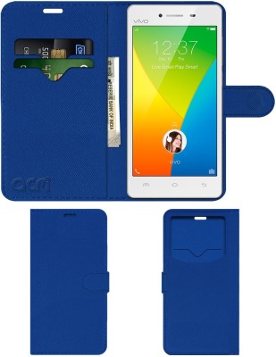 ACM Flip Cover for VIVO Y51L(Blue, Cases with Holder, Pack of: 1)