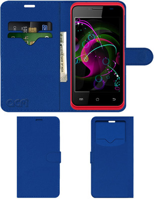 ACM Flip Cover for Swipe Konnect 4(Blue, Cases with Holder, Pack of: 1)
