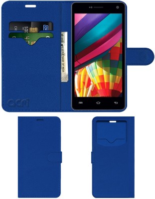 ACM Flip Cover for Iball Andi 5t Cobalt 2(Blue, Cases with Holder, Pack of: 1)