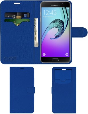 ACM Flip Cover for Samsung Galaxy A5 2016 Edition(Blue, Cases with Holder, Pack of: 1)