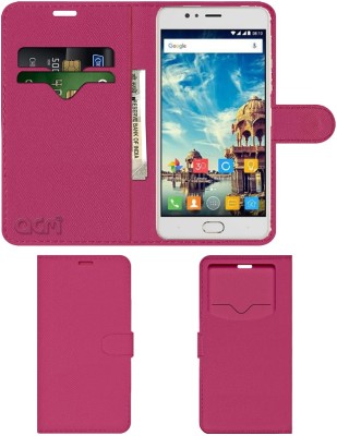 ACM Flip Cover for Zopo Flash X Plus(Pink, Cases with Holder, Pack of: 1)