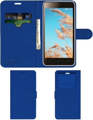 ACM Flip Cover for Lyf Wind 6(Blue, Cases with Holder, Pack of: 1)