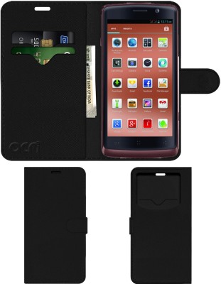 ACM Flip Cover for Iball Andi 4.5m Enigma Plus(Black, Cases with Holder, Pack of: 1)