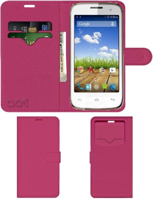 ACM Flip Cover for Micromax Bolt A065(Pink, Cases with Holder, Pack of: 1)