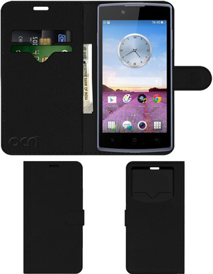 ACM Flip Cover for Oppo Neo 3 R831k(Black, Cases with Holder, Pack of: 1)