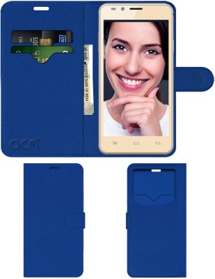 ACM Flip Cover for Intex Aqua Craze II(Blue, Cases with Holder, Pack of: 1)