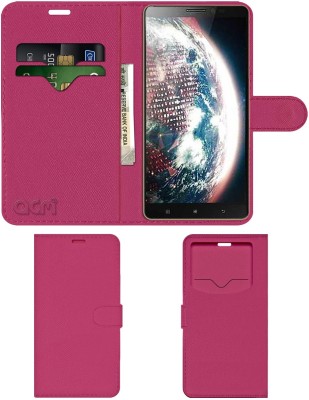 ACM Flip Cover for Lenovo Vibe Z2 Pro(Pink, Cases with Holder, Pack of: 1)