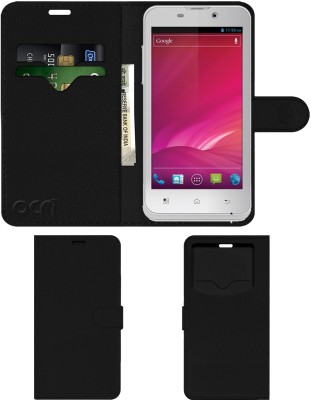 ACM Flip Cover for Iball Andi 4.5h(Black, Cases with Holder, Pack of: 1)