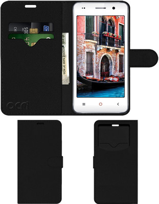 ACM Flip Cover for Iball Andi 4.5c Magnifico(Black, Cases with Holder, Pack of: 1)