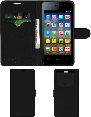 ACM Flip Cover for Micromax Bolt A067(Black, Cases with Holder, Pack of: 1)