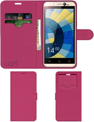 ACM Flip Cover for Hitech Air A3(Pink, Cases with Holder, Pack of: 1)