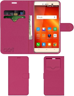 ACM Flip Cover for Panasonic T50(Pink, Cases with Holder, Pack of: 1)