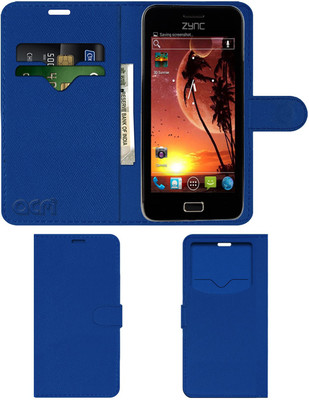 ACM Flip Cover for Zync Cloud Z5(Blue, Cases with Holder, Pack of: 1)