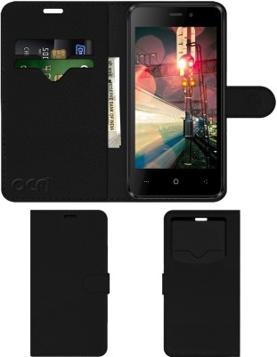 ACM Flip Cover for Swipe Konnect Trio(Black, Cases with Holder, Pack of: 1)