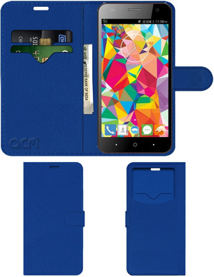 ACM Flip Cover for Swipe Konnect Plus(Blue, Cases with Holder, Pack of: 1)