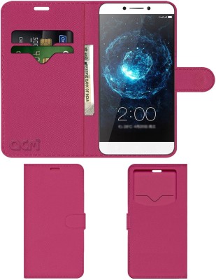 ACM Flip Cover for LeEco Le Max2(Pink, Cases with Holder, Pack of: 1)
