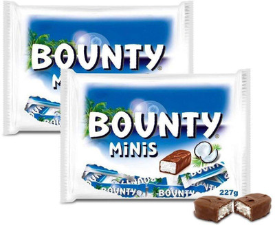 

Bounty Chocolate Minis, 227g (Pack of 2) Bars(Pack of 2, 227 g)