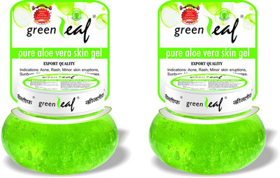 

Greenleaf Pure Natural Aloe Vera Skin Glowing Gel (Pack of 2)(240 g)