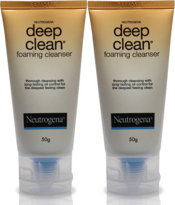 

Neutrogena Deep Clean Foaming Cleanser (50g) Pack of 2(100 g)