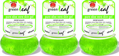 

Greenleaf Pure Natural Aloe Vera Skin Glowing Gel 360gm (Pack of 3)(360 g)