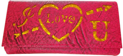 

Lyfe Fashions Casual Pink Clutch
