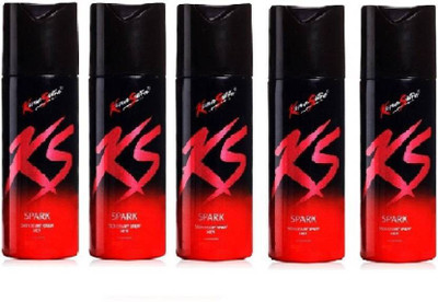

KamaSutra SPARK PACK OF 5 Body Spray - For Men & Women(750 ml, Pack of 5)