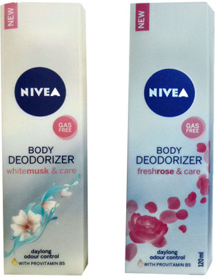 

Nivea deodorant Deodorant Spray - For Men & Women(120 ml, Pack of 3)