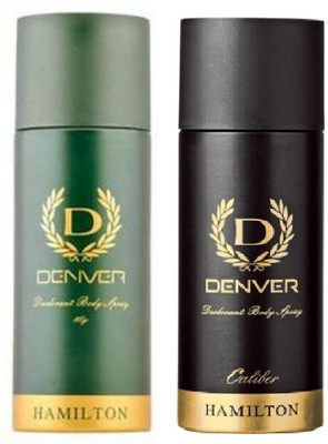 

Denver HAMILTON & CALIBER Deodorant Spray - For Men(330 ml, Pack of 2)