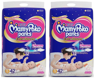 

MamyPoko Pants Diaper S 42 + S 42 - S(2 Pieces)