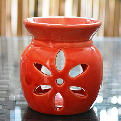 

Muse Creations Ceramic Oil Diffuser Cum T-Lights Holder - Aroma Oil Burner Lamp with T-Light and 5mlAroma Oil Gift Pack - Red Ceramic Oil Diffuser Cum T-Lights Holder - Aroma Oil Burner Lamp with T-Light and 5mlAroma Oil Gift Pack - Red Diffuser(Orange)