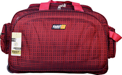 

Fast Fashion (Expandable) DUFFLE BAG FOR MEN AND WOMEN IN RED CHECKS Travel Duffel Bag(Red)