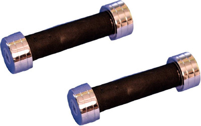 

Three Diamond 2 Kg (1 Kgx2) Steel Dumbbells with soft Black Grip Fixed Weight Dumbbell(2 kg)