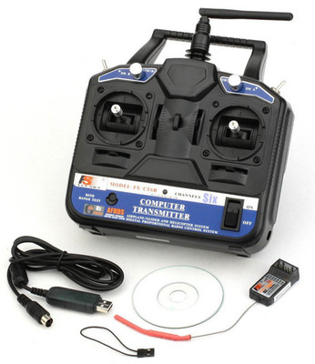 

INVENTO Flysky CT-6B 2.4Ghz 6 Channel Remote Control RC Transmitter Receiver Controller Electronic Components Electronic Hobby Kit