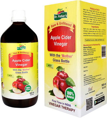 

Dr. patkar's Mother-500 Apple Cider Vinegar(Apple Flavored)