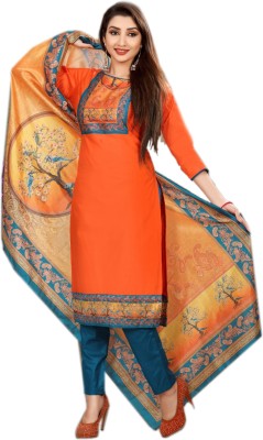 BKRKJ Cotton Silk Printed Salwar Suit Material