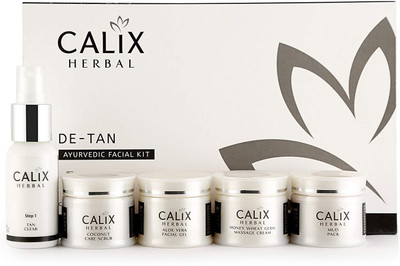 

Calix Herbal De Tan Ayurvedic Facial Kit 260 g