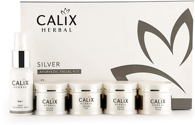 

Calix Herbal Silver Ayurvedic Facial Kit 260 g