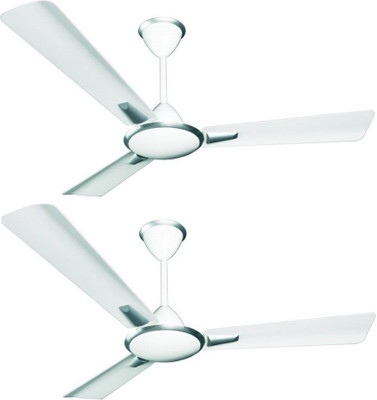

Winstar SPECTRA Anti Dust ( Pack of 2 ) 3 Blade Ceiling Fan(Silver White, Pack of 2)