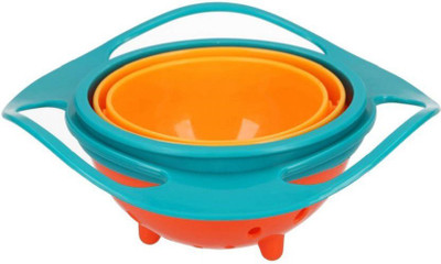 

VP STORES Baby Anti Spill Bowl 360 Rotate Universal Gyro Gravity Kids Feeding Training Cup - Plastic(Multicolor)