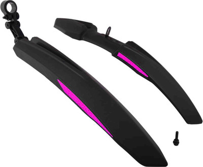 

FASTIDIOUS High Quality Mudguard- Bicycle Splash Protector Clip-on Front & Rear Fender(Pink)