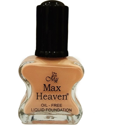 

Max Heaven Oil Free Liquid Foundation Luminous Silky Finish, SPF 30, 27 ml (rose) Foundation(Rose)