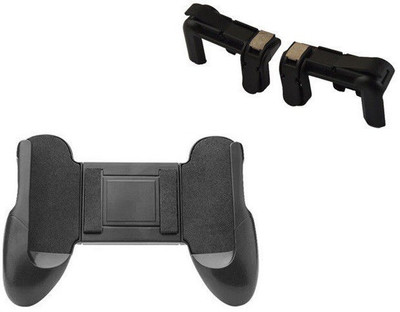 

ROQ Pubg Sensitive Shoot/aim Buttons L1 R1 Trigger With Portable Grip Handle Extended Mobile Game Controller Gamepad Gaming Accessory Kit(Black, For Android, iOS)