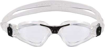 

Aqua Sphere Kayenne Swim Goggle, Clear Lens Swimming Goggles(White, Black)