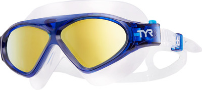 

TYR MAGNA SWIM MASK POLARIZED Swimming Goggles(Blue), Gold/navy